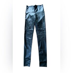 Cherish Black Faux Leather Pants